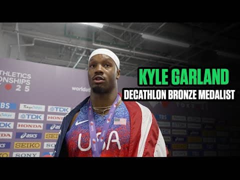 Kyle garland Claims bronze in the decathlon  | Post meet interview | World Championships tokyo 2025