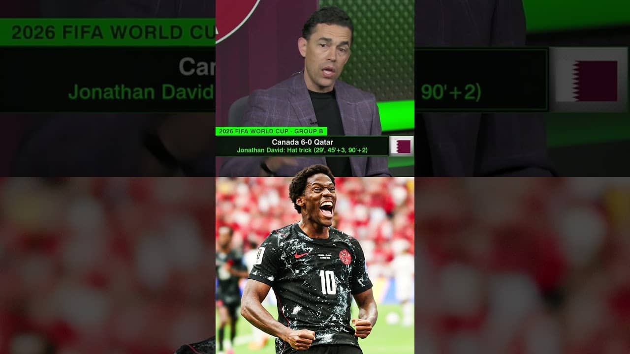 Herculez Gomez on Jonathan David's hat trick for Canada vs. Qatar 🙌