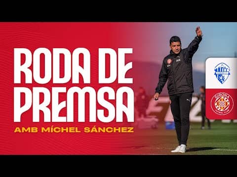 Roda de Premsa de Míchel Sánchez, en la prèvia del partit de Copa del Rei OURENSE CF vs GIRONA FC