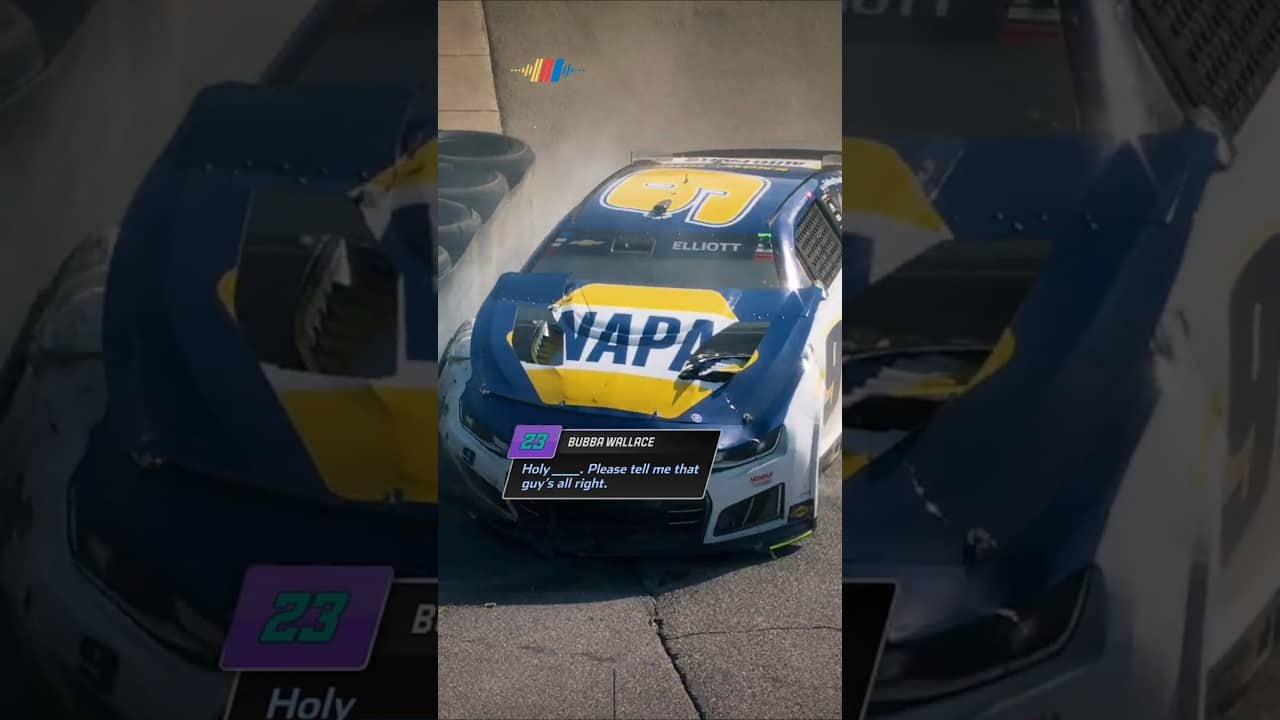 NASCAR drivers react to Chase & Bell's scary crash