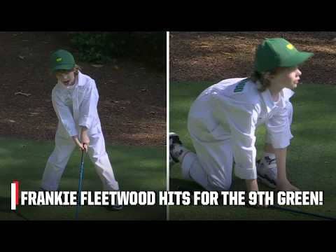Frankie Fleetwood attempts to hit the ninth green at the Masters Par 3 Contest! ⛳️ | The Masters