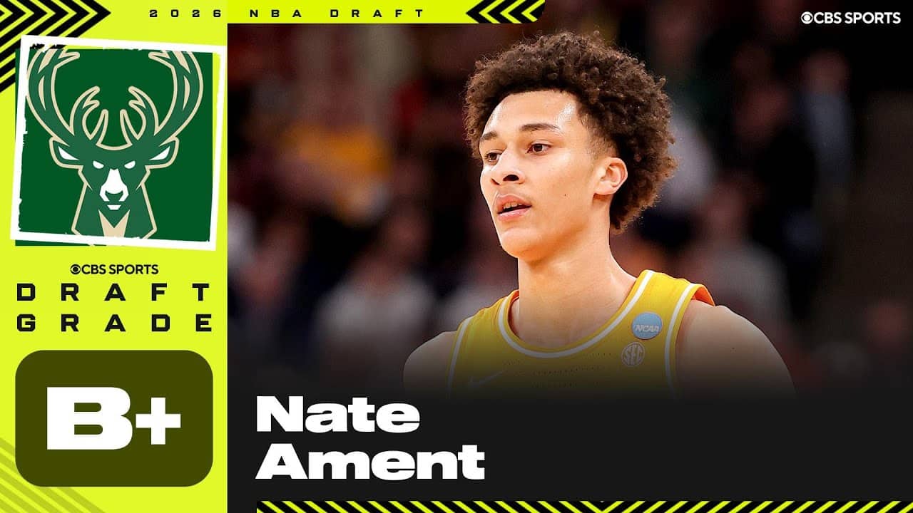 Nate Ament selected No. 13 overall by Bucks | 2026 NBA Draft Grades & Instant Reaction