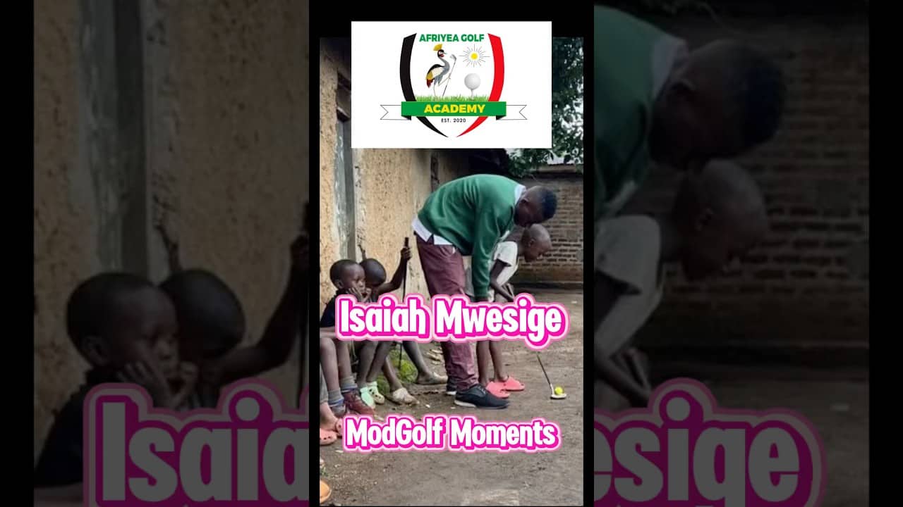 People making a difference through golf ❤️⛳️❤️ Isaiah Mwesige and The AFRIYEA Golf Academy in Uganda
