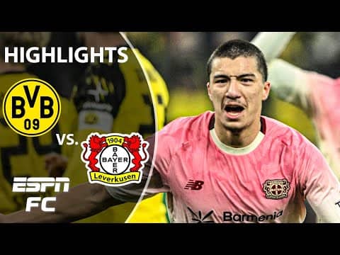 Borussia Dortmund vs. Bayer Leverkusen | German Cup Highlights | ESPN FC