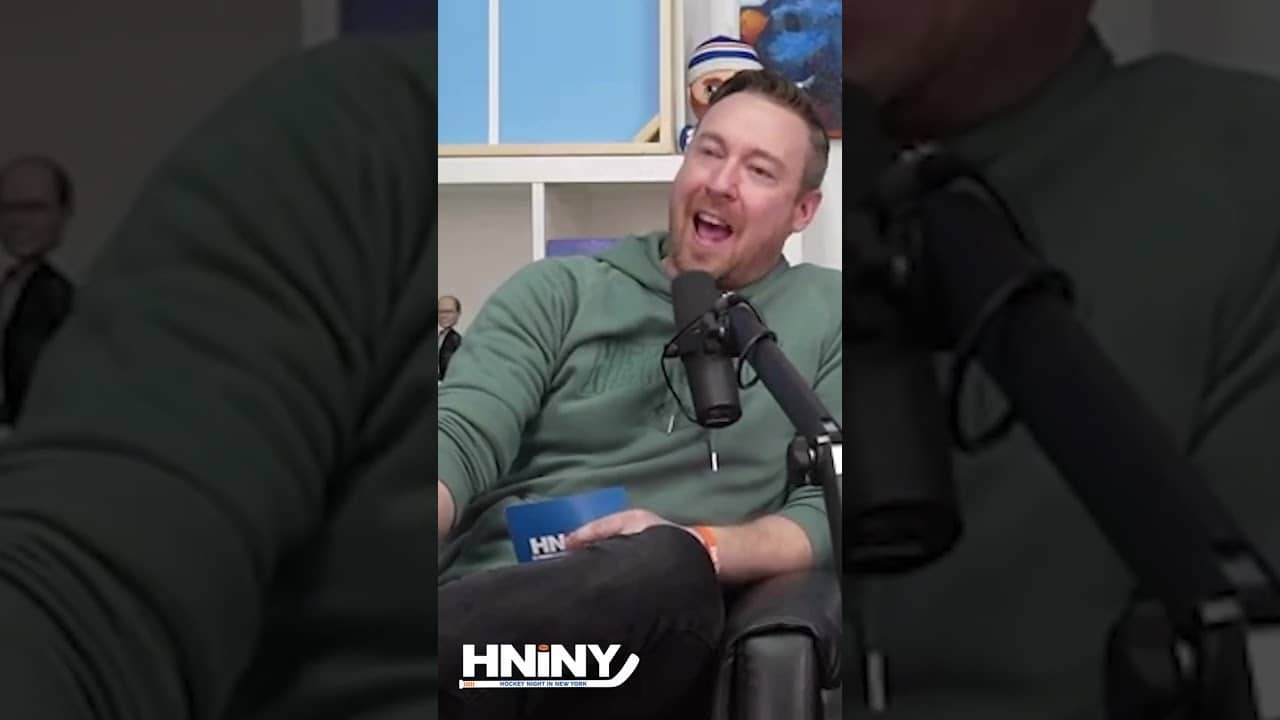 Sean with confidence answers Jake’s trivia question wrong.. #Isles #NHL #NewYork #Islanders #Hockey