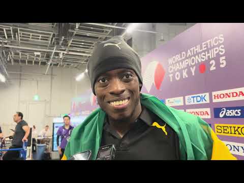 Tajay Gayle Wins Long Jump Silver Medal for Jamaica at 2025 Tokyo World Championships