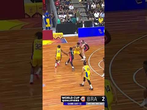🇧🇷 Bruno Caboclo in the air is terrifying 😳💥 #FIBAWC