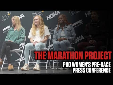The Marathon Project Pro Women’s Pre-Race Press Conference | Full Interview