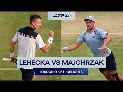 Jiri Lehecka vs. Kamil Majchrzak Highlights | London 2026 Round 1