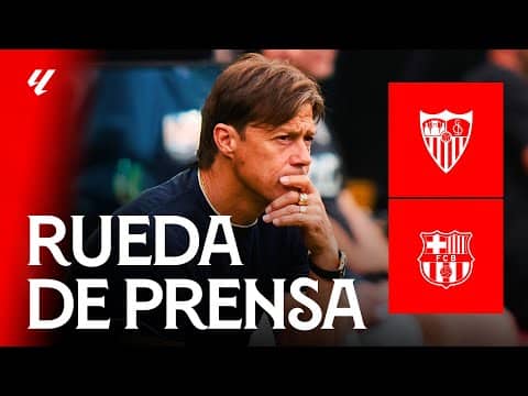 Rueda de prensa de Matías Almeyda #SevillaBarça | 📡 EN DIRECTO