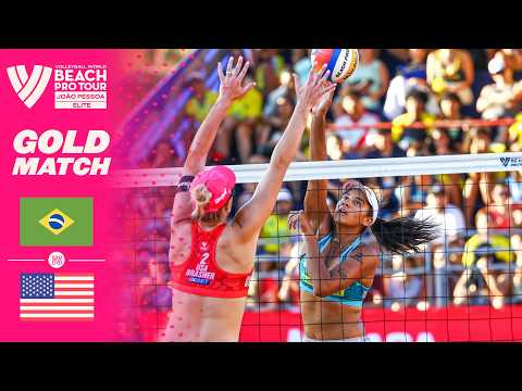 Ana Patrícia/Duda vs. Cruz/Brasher - Gold Match Highlights | João Pessoa 2026 #BeachProTour