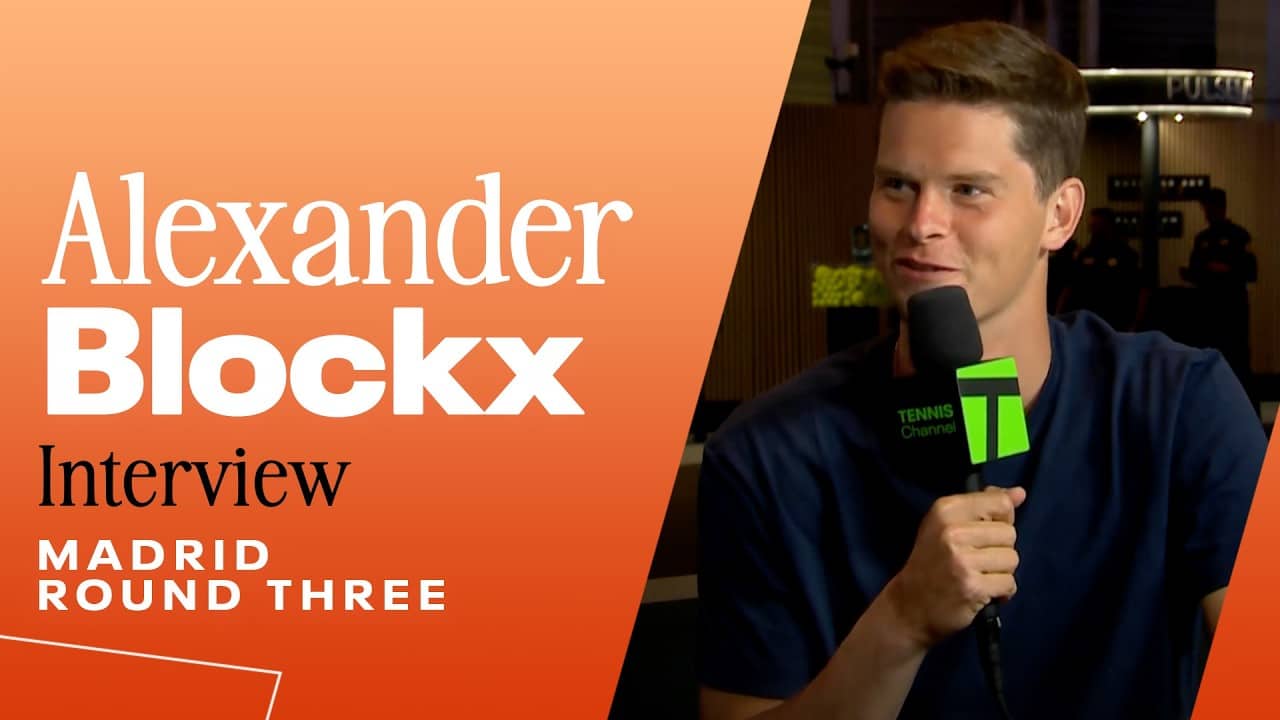 Alexander Blockx on his First Top 5 Win | 2026 Madrid