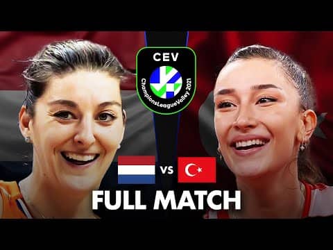 Türkiye 🇹🇷 vs Netherlands 🇳🇱 | Full Match | CEV EuroVolley 2021