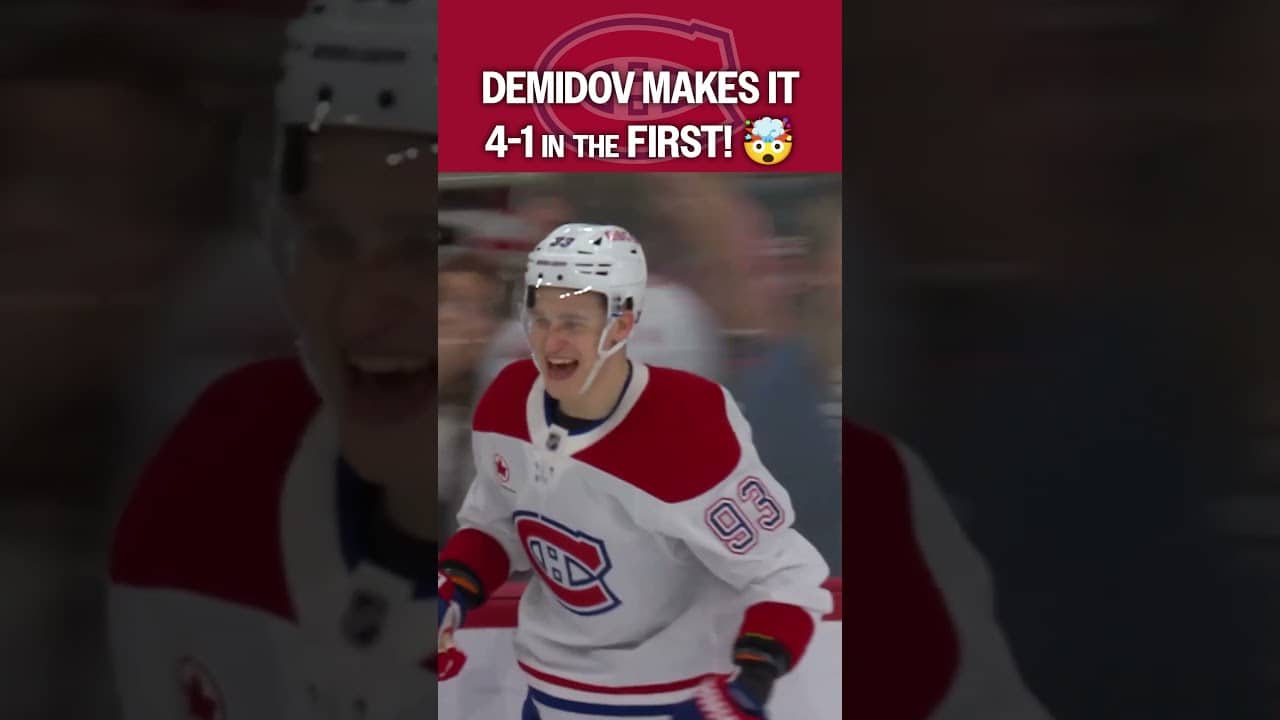 Habs POUR IT ON in the first! 🫗