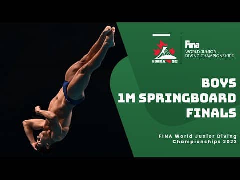 LIVE Finals: Boys 14-15 | 1m Springboard Diving | World Juniors 2022