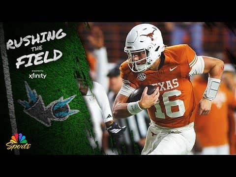Texas win vs. Texas A&M heats up CFP bubble with Miami | Rushing The Field | NBC Sports