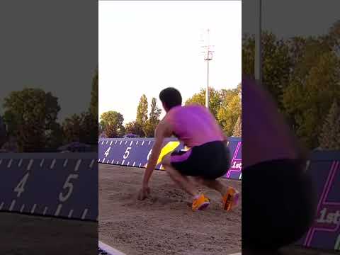 8.29m SEALS IT 🚀 Anvar Anvarov claims the men’s long jump title in Zagreb