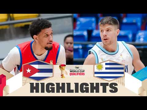 Cuba 🇨🇺 v Uruguay 🇺🇾 | Highlights | FIBA Basketball World Cup 2027 Americas Qualifiers