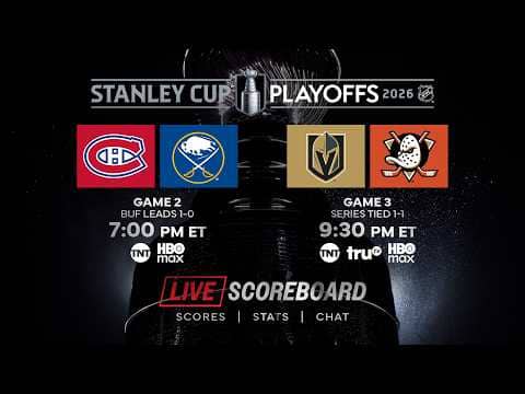 👉 LIVE NHL Scoreboard & Chat  5/08 🏒🔥 | Stanley Cup Playoffs