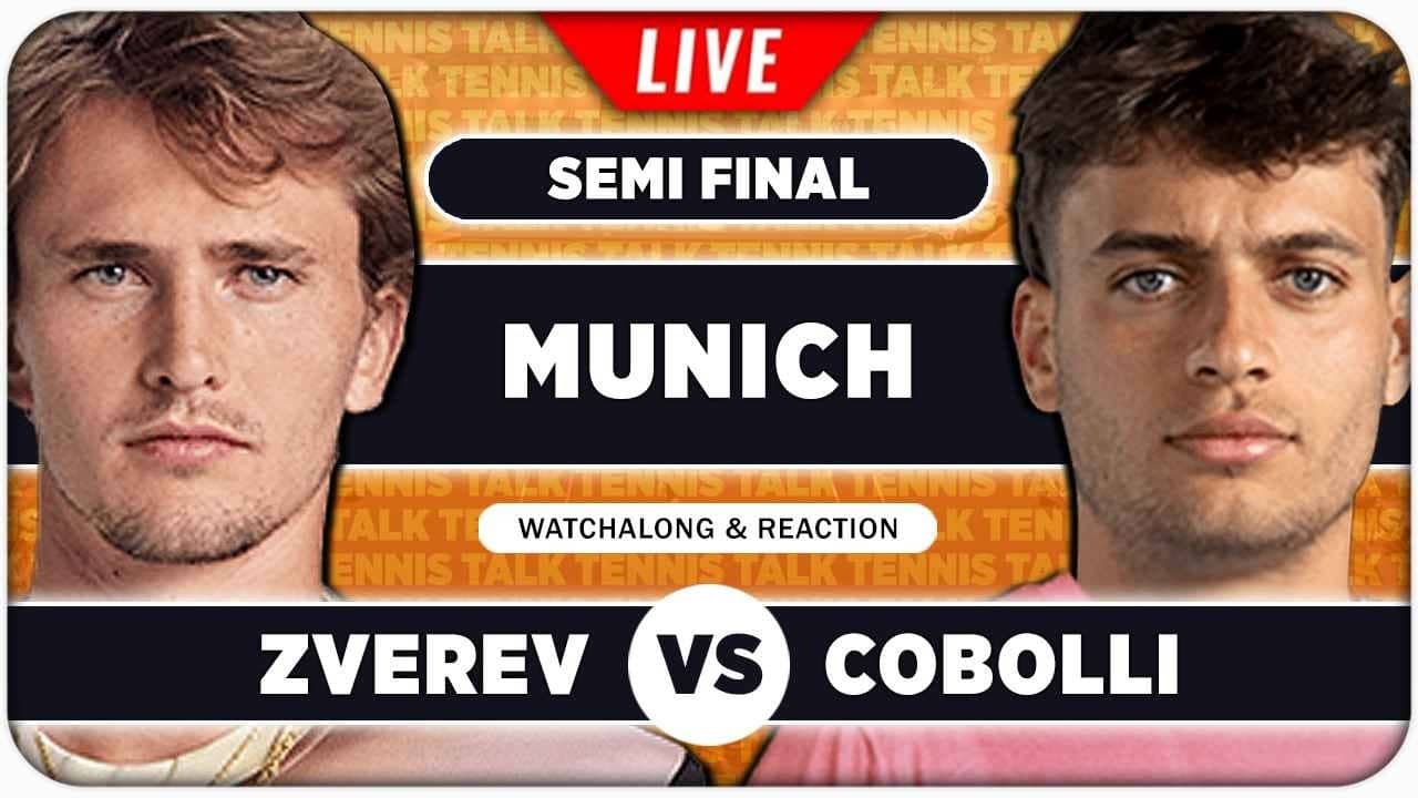 ZVEREV vs COBOLLI • ATP Munich 2026 SF • LIVE Tennis Watchalong