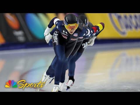 Team USA DEMOLISHES women's team pursuit American record at Salt Lake City World Cup | NBC Sports