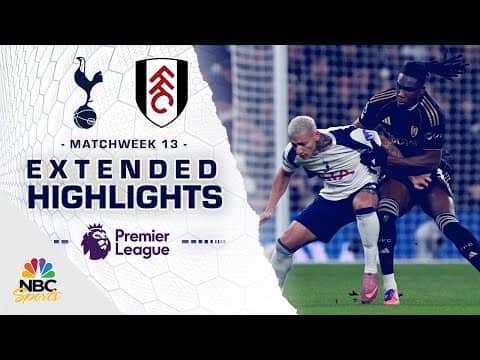 Tottenham Hotspur v. Fulham | PREMIER LEAGUE HIGHLIGHTS | 11/29/2025 | NBC Sports