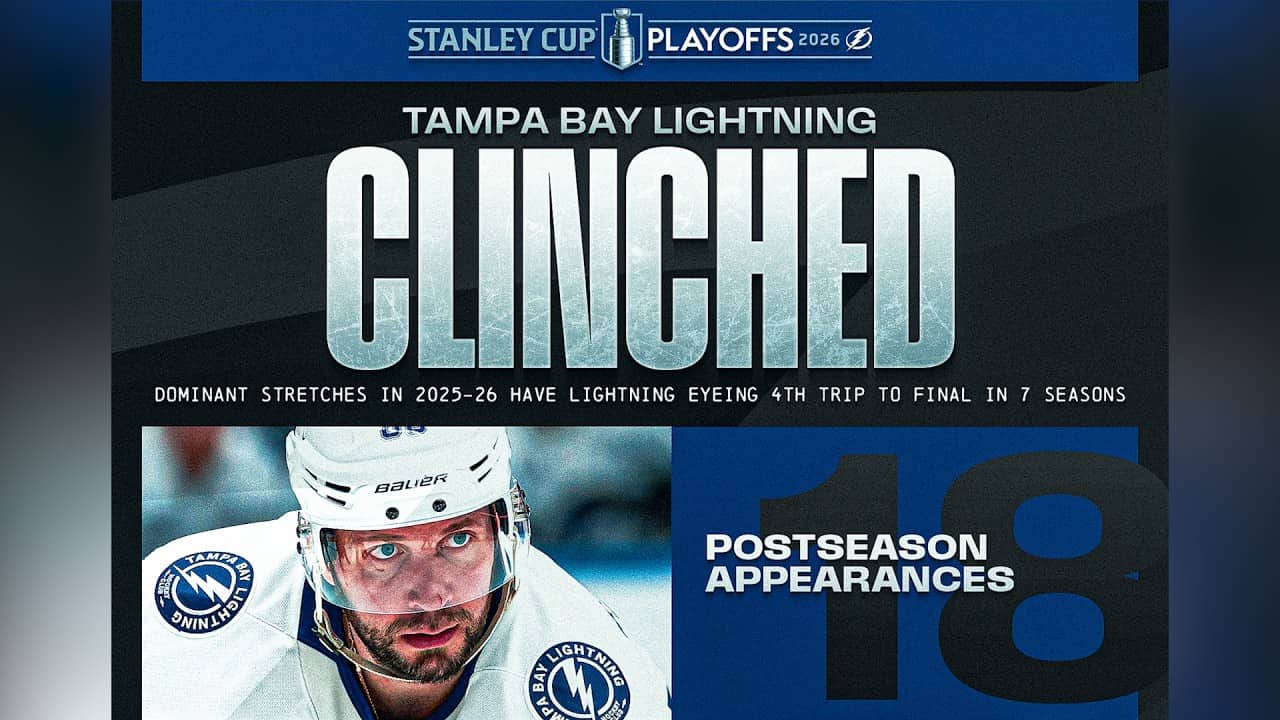 Lightning are IN 🚨 Kucherov, Point & the Lightning's Best Plays of the Season