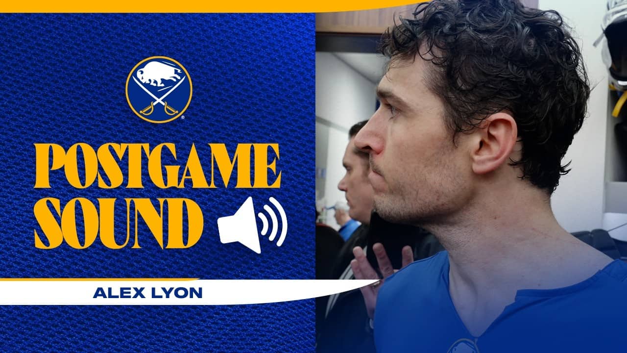 "Time To See What We're Made Of" | Alex Lyon After Loss To Detroit Red Wings | Buffalo Sabres