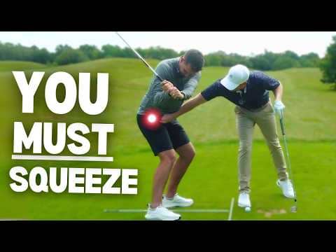 SQUEEZE FOR POWER! The Downswing Drill Every Golfer Needs!