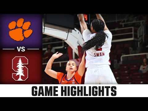 Clemson vs. Stanford Highlights | 2025-26 ACC Women's Basketball