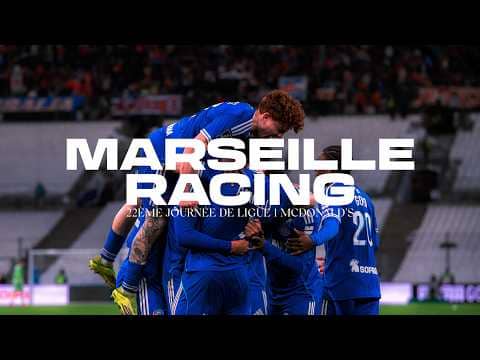 OM - Racing (2-2) : les buts vus du bord terrain ⚽️⚡️
