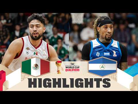 Mexico 🇲🇽 v Nicaragua 🇳🇮 | Highlights | FIBA Basketball World Cup 2027 Americas Qualifiers
