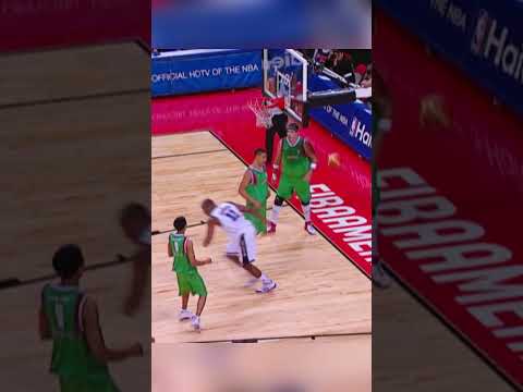 MID-COURT ALLEY-OOP?! ARE YOU KIDDING ME 😳  #AmeriCup