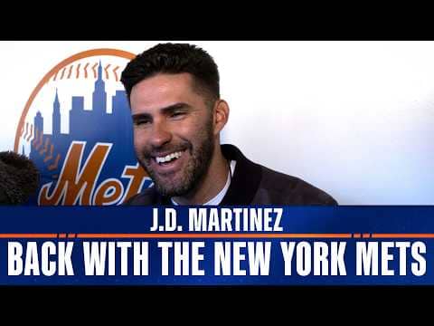 J.D. Martinez on his new role with the New York Mets