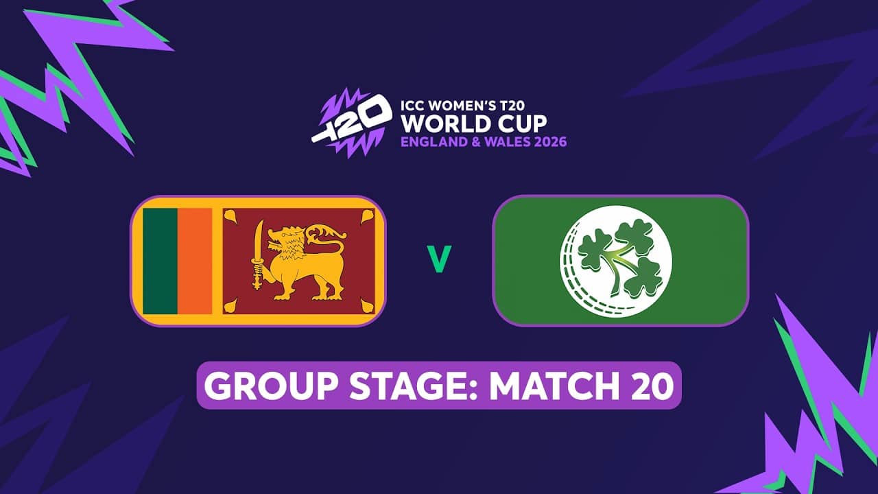 ICC Women's T20 World Cup 2026: Sri Lanka vs Ireland (English) #t20worldcup