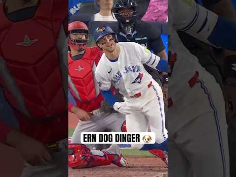 Ernie Clement caps off a FOUR-HIT game with a homer! #MLB #Toronto #BlueJays