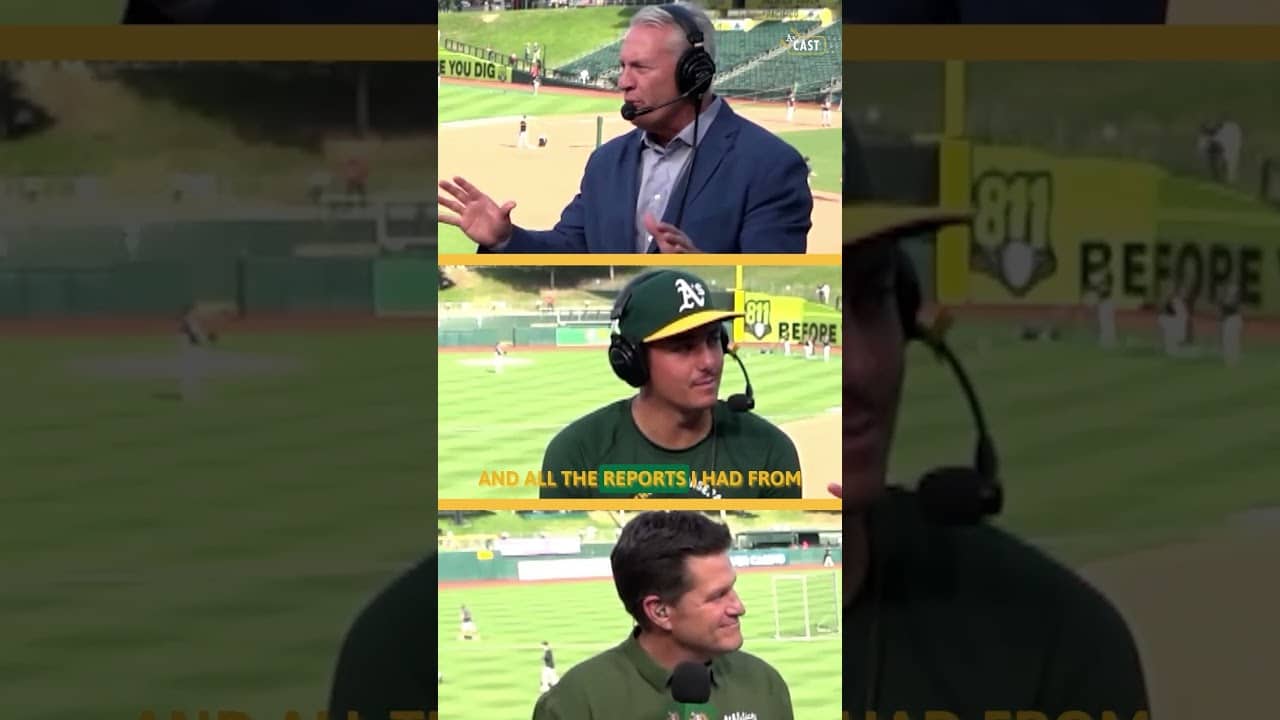 Gage Jump on Handling the Jitters in the Big Leagues #shorts #athletics
