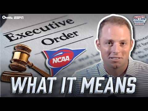 What Trump’s Executive Order MEANS for CFB: Greg McElroy’s HONEST Thoughts | Always College Football