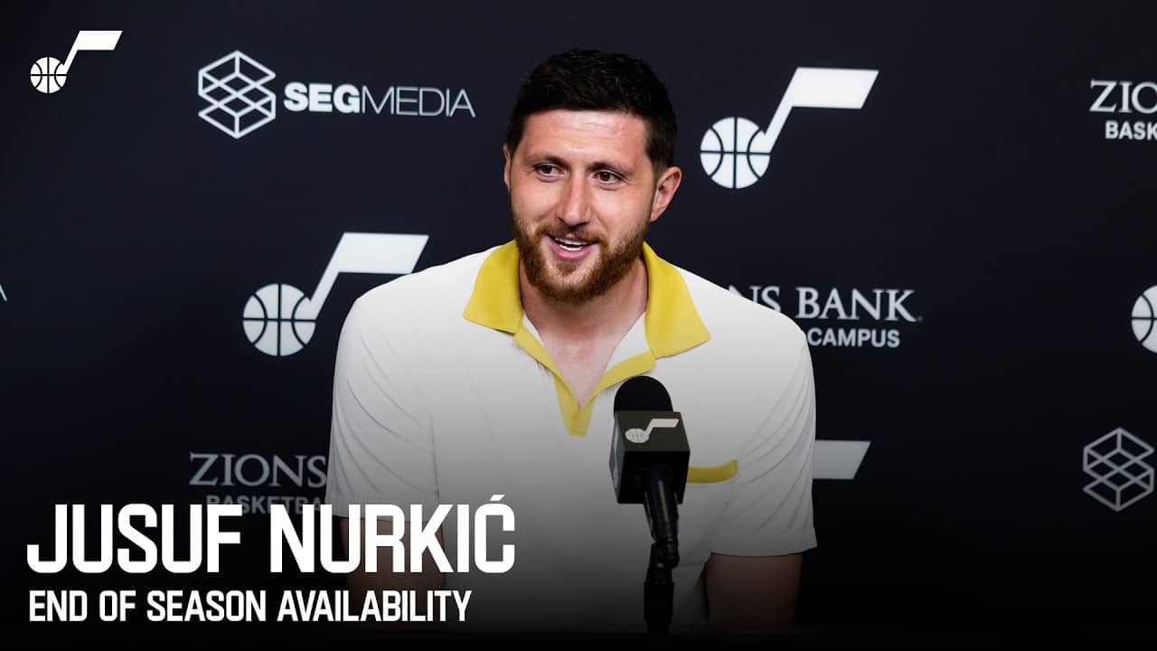 JUSUF NURKIĆ 2025-26 End of Season Media Availability 🎙️ | UTAH JAZZ