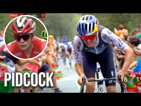 Tom Pidcock DROPS Jonas Vingegaard on Alto de Pike | Vuelta a Espana 2025 Stage 11