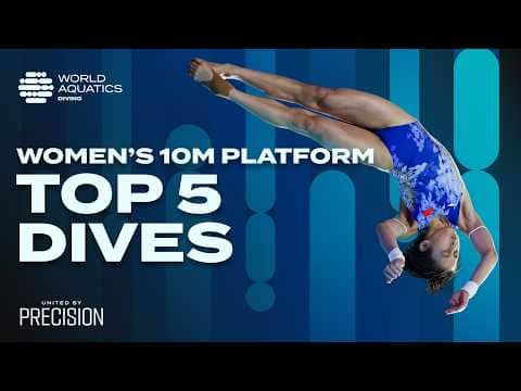 Top 5 Dives of the World Cup season 💧 | Women's 10m Platform | Diving World Cup 2026