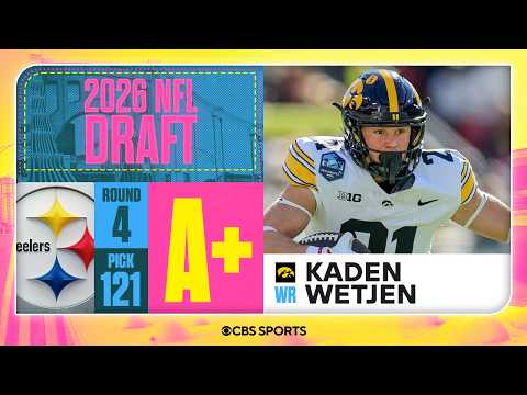 Steelers select Kaden Wetjen in Fourth Round | 2026 NFL Draft Grades & Reaction