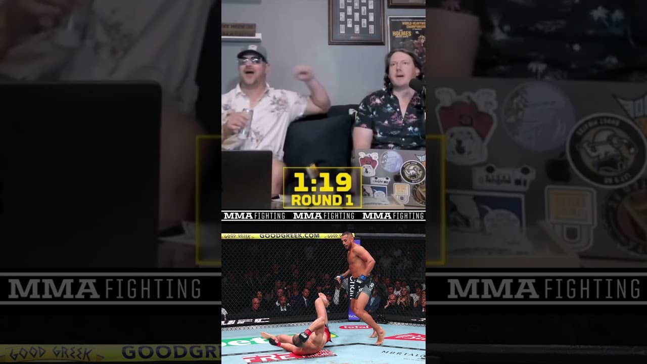 Carlos Ulberg's SHOCKING knockout of Jiri Prochazka at UFC 327 | Watch Party Reaction | MMA Fighting