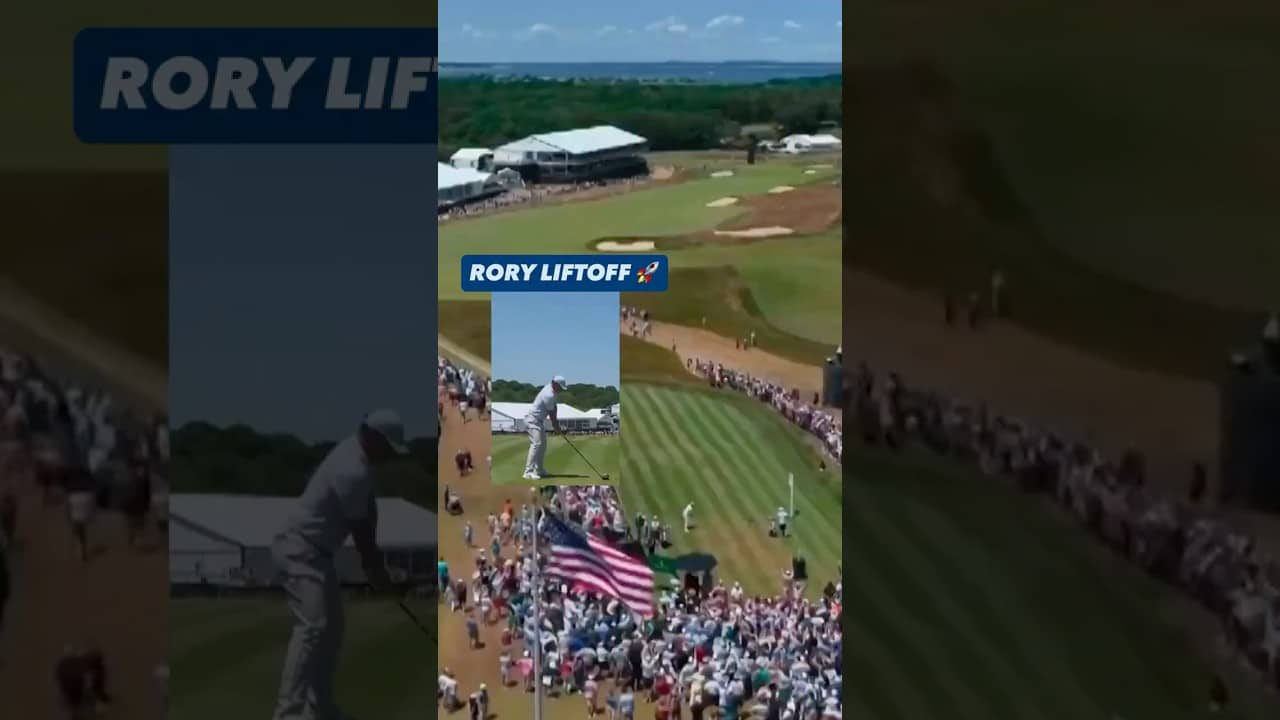 The line Rory takes off the tee 🤯