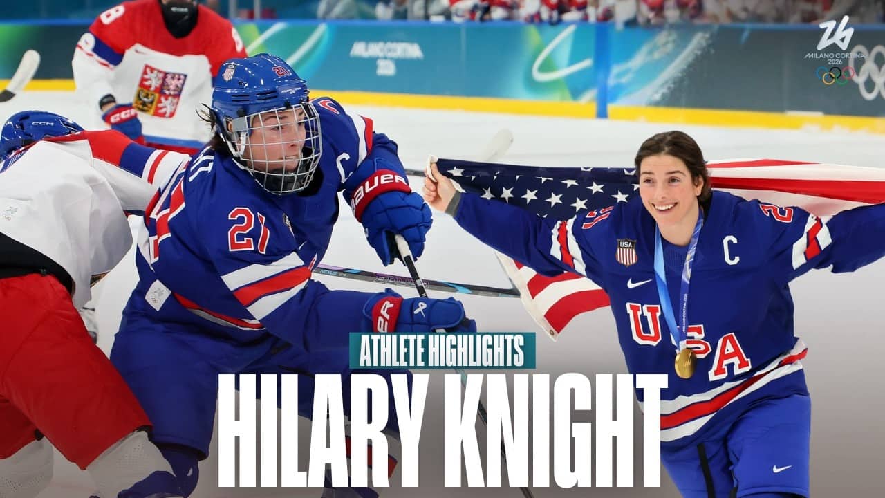 Ending a Legendary Career in Style! 🇺🇸🥇 Hilary Knight at #MilanoCortina2026 | Athlete Highlights