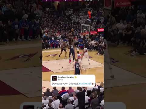 What the tweet says. #cavs #nbaplayoffs #basketball #cleveland #donovanmitchell #sports #shorts
