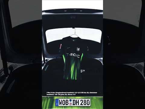 Sondertrikot mit T-Roc-Branding💚🐺