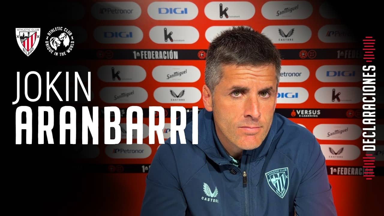 🎙️Jokin Aranbarri I post Bilbao Athletic 0-1 Racing Club de Ferrol l Primera Federación 2025-26 J33