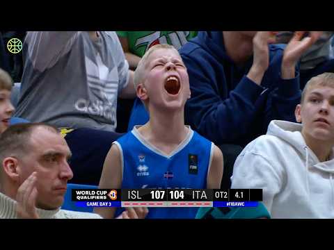 DOUBLE OT THRILLER | Iceland vs. Italy | FIBA Basketball