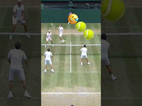 When one tennis ball isn’t enough 🤣